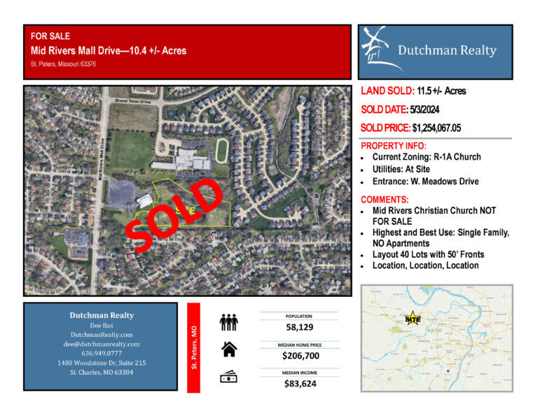 Mid Rivers Mall Drive - 10.4 +/- Acres