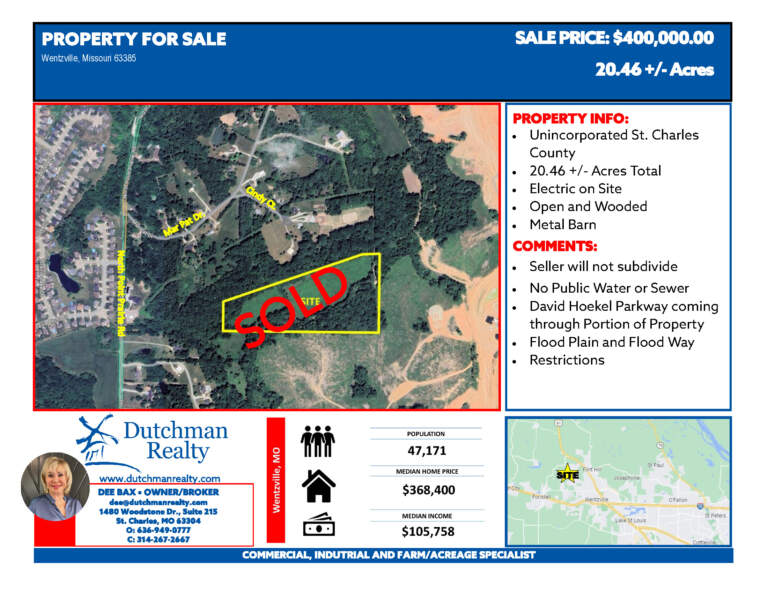 33 Cindy Court - 20.46 Acres - Wentzville, MO